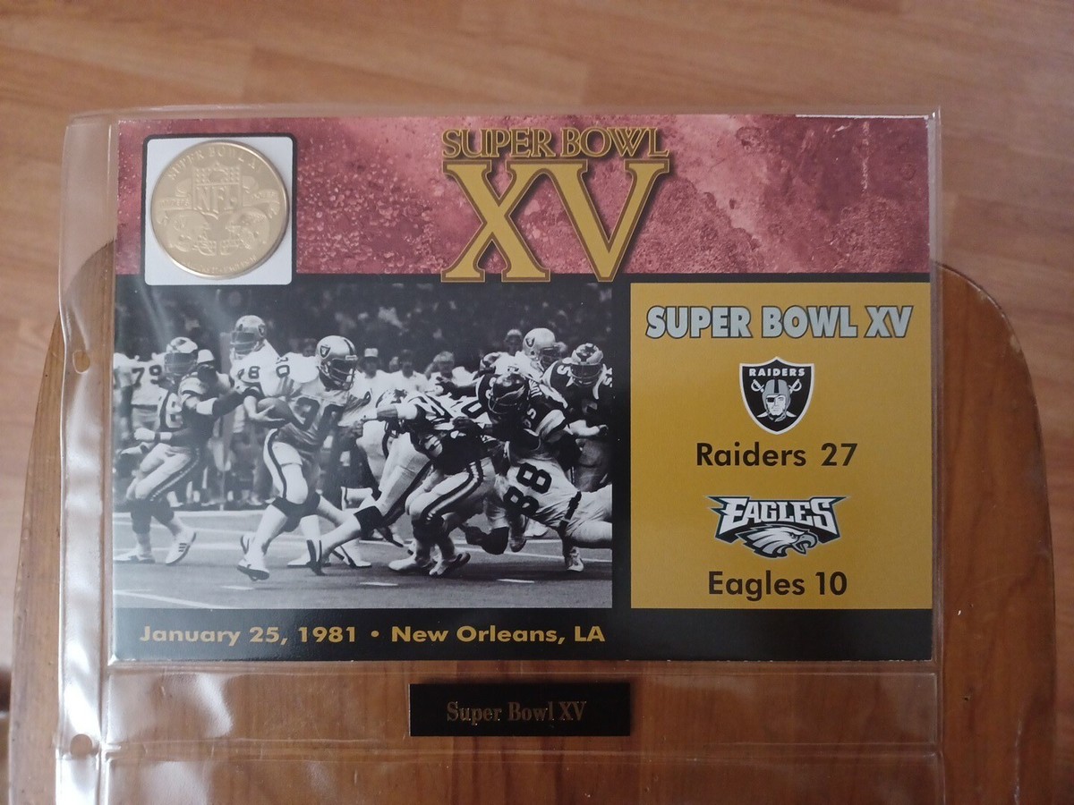 Authentic Danbury Mint Super Bowl XV Collectible Flip Coin | eBay