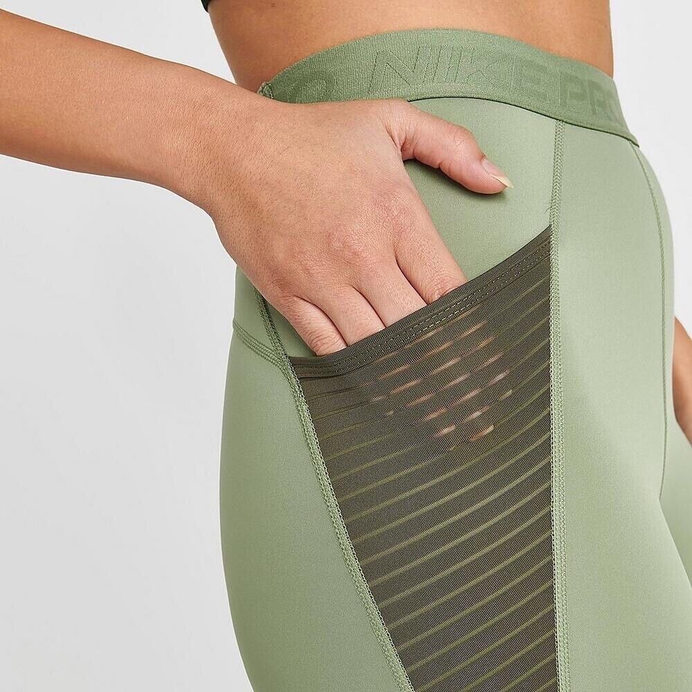 Nike Pro SE 7/8 LeggingsWomen's Size S Small Oil Green Nike Pro SE 7/8 LeggingsWomen's Size S Small Oil Green