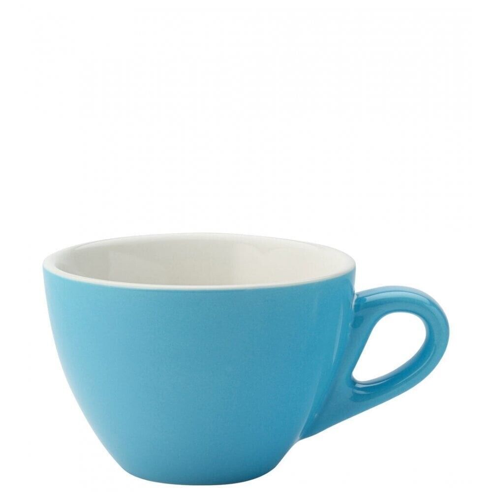 Barista Porcelain Style Drinking Mighty Light Blue Cup 12.25oz (35cl)