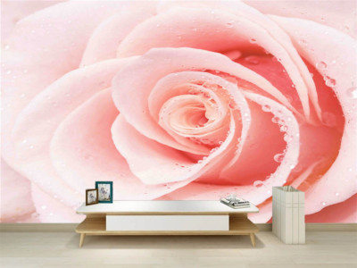 Normal Cozy Rose 3D Full Wall Mural Photo Wallpaper Printing Home Kids Decor