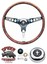 1965-1969 Mustang steering wheel COBRA 14 1/2 CLASSIC CHROME