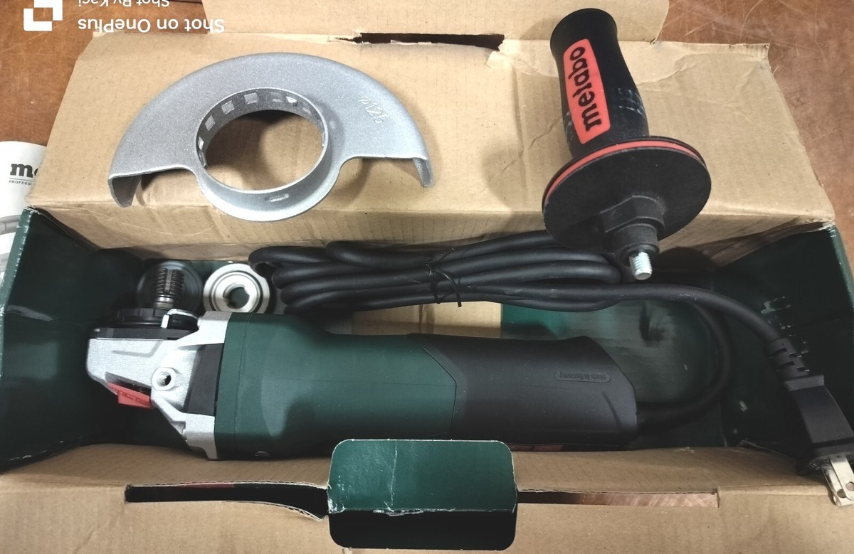 New. Metabo WP 11-125 Quick 5 Angle Grinder (603624420