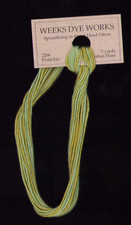 Weeks Dye Works Hand Dyed Floss 2206 PISTACHIO GRN 5 yd Cross Stitch Needlepoint