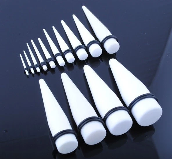 Tunnel Dilatatore Lobo In Acciaio Inox – 2 Pezzi, 24 Mm – Superficie Liscia, Leggero E Alla Moda – Perfetto Per Piercing E Uso Quotidiano - 4