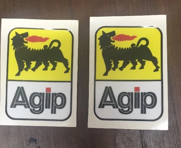 COPPIA ADESIVI AGIP