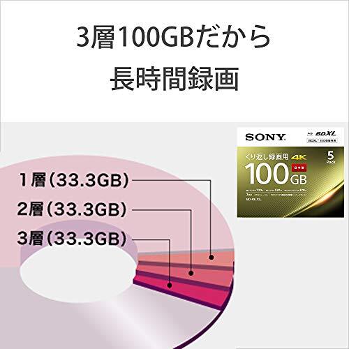 Sony BD-RE XL100Go Blu-ray Disc 1 Pack Revêtement Dur Réinscriptible Résistant aux Rayures - Photo 10/11
