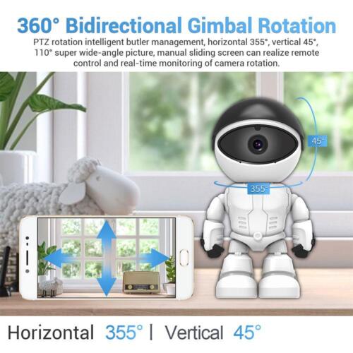 Smart Home Wifi Kamera 2MP 2,8MM 2MP Überwachungskamera Roboter Funk IP Kamera - Bild 7 von 12