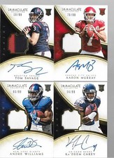 2014 Immaculate - AARON MURRAY - Autograph Rookie Patch - CHIEFS #d/99