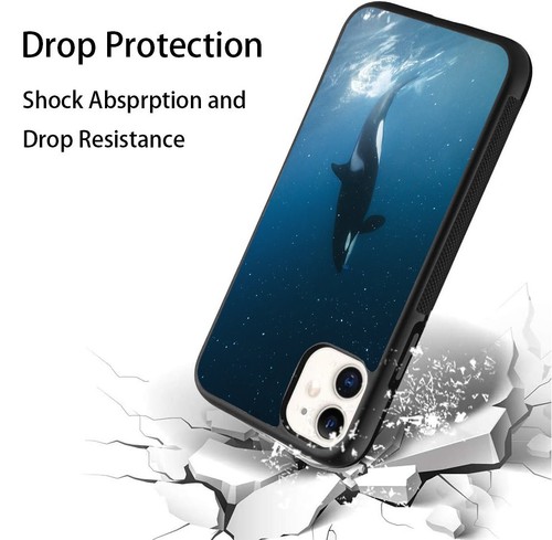 Fitted Case Skin For iPhone SE XS XR Max 5 6 7 8 Plus Oceans Orcas Killer Whales - Picture 14 of 25