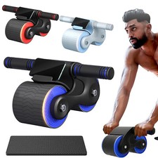 Abdominal Rebound Wheel Roller Fitness Waist Workout Exercise For Home Yoga Gym