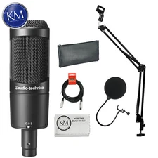 Audio-Technica AT2050 Multi-Pattern Condenser Microphone Deluxe Bundle