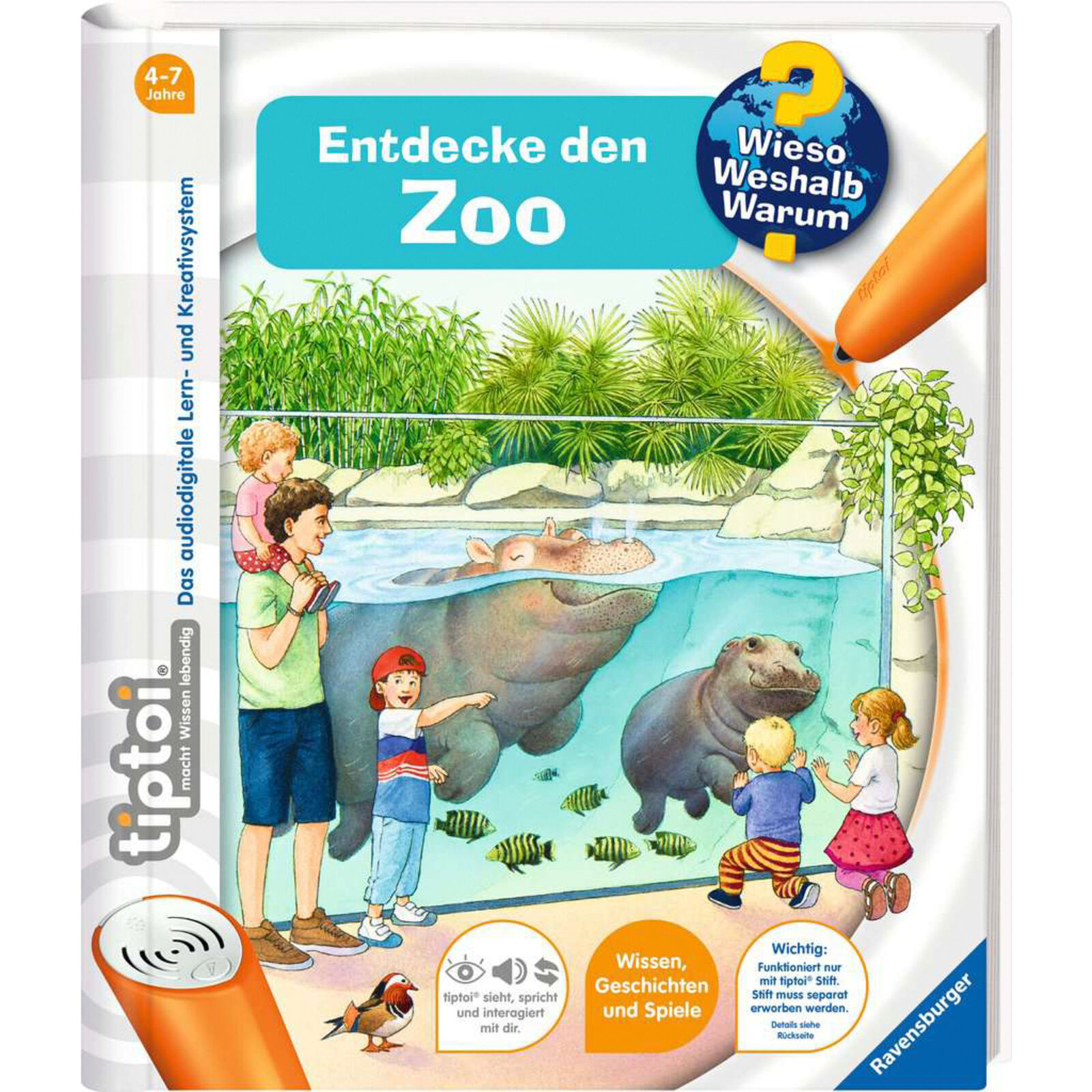 Thumbnail - Ravensburger Lernbuch Tiptoi Wieso? Weshalb? Warum? Entdecke Den Zoo