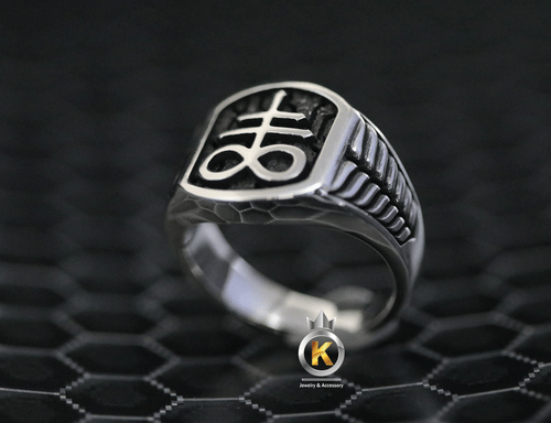 Satanischer Ring Satan Kreuz Ring Silber Kreuzring - Bild 5 von 6