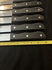 Oster Jumbo Steak Knife Set Of 6 Stainless Steel 4.5 in. Blade Black Handles — photo 6