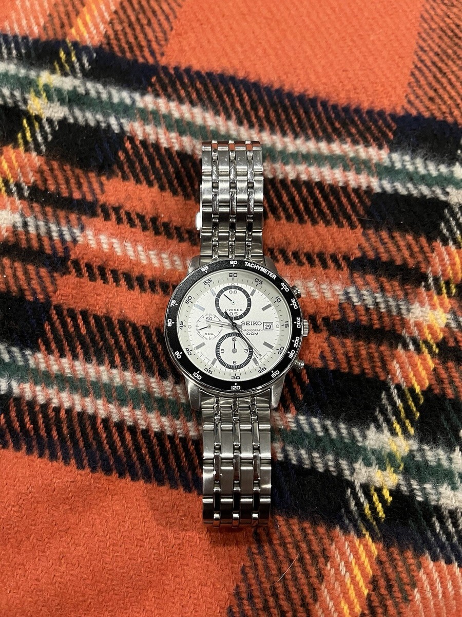 Vintage Seiko 7T92-0LH0 Chronograph, Tachymeter, Excellent 