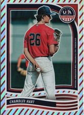 2024 Panini Stars & Stripes USA Baseball #199 Chandler Hart Stripes