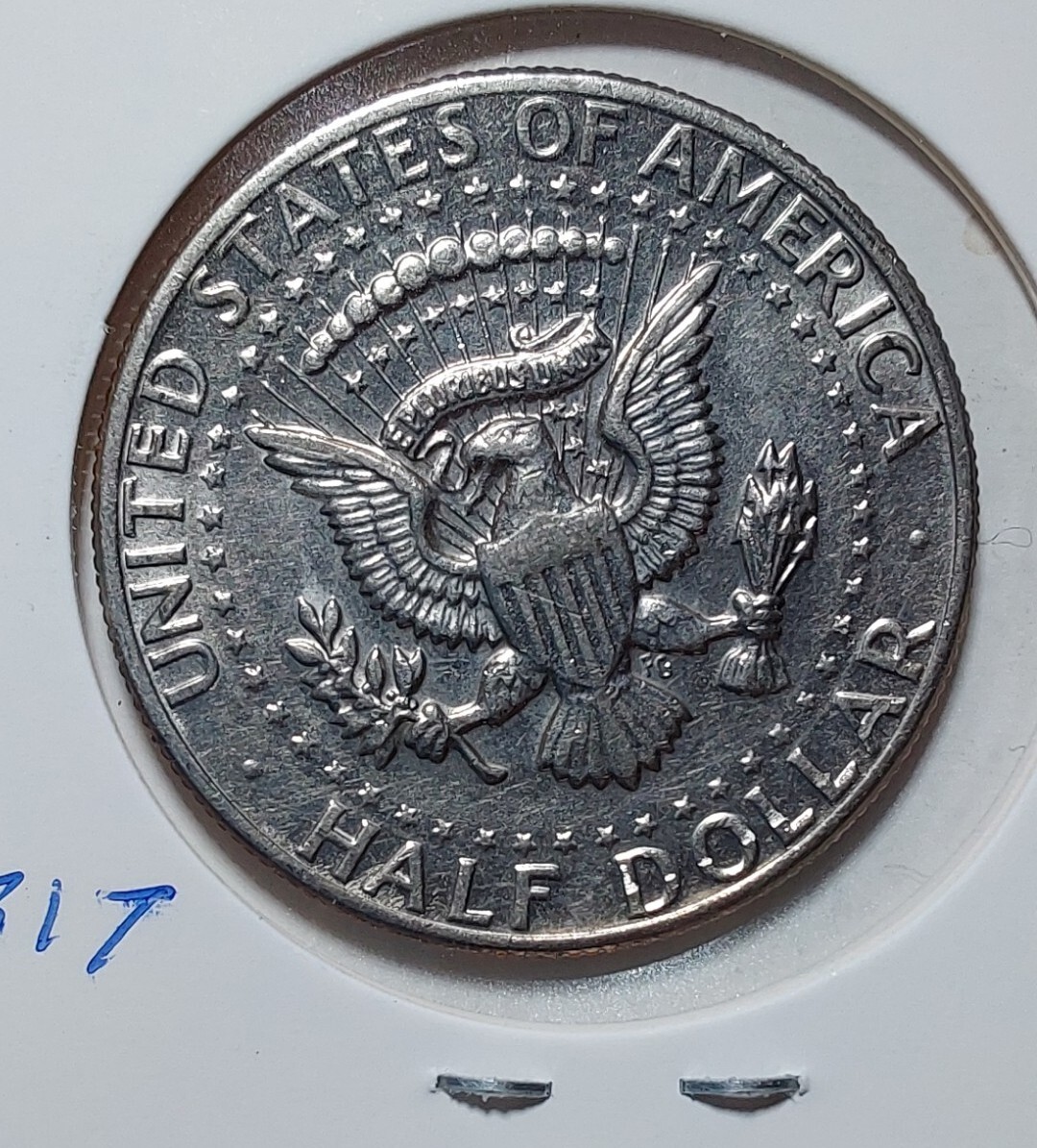 1979- D Kennedy Half Dollar Double Die 'D' Mint Mark. Extra Fine