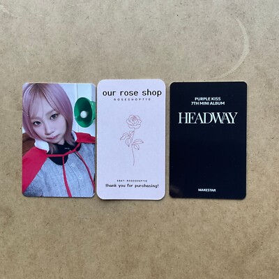 PURPLE KISS HEADWAY MAKESTAR サイン ゴウン Purple Kiss Headway Official Makestar Santa, Pajamas Lucky