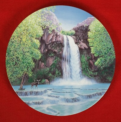 Nature's Legacy Series Plate ''Redwalls of Havasu Canyon'' by W.S.George MIB+COA
