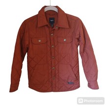 Gap Kids Dark Orange Quilted Jacket Size M
