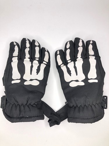 saint laurent skeleton gloves