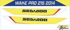 SEADOO WAKE 215 2014 PRO Graphics / Decal / Sticker  Kit BOTTOM HULL ONLY