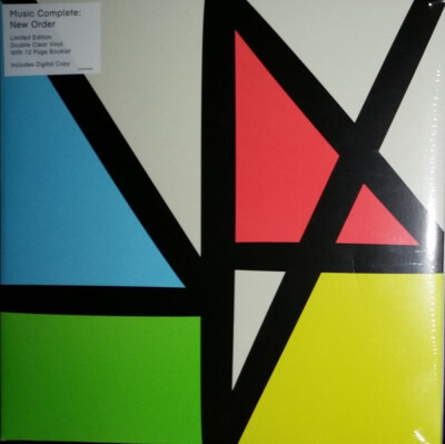 New Order Music Complete Limited Clear Vinyl 2Lp LStumm390