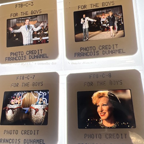 For the Boys Press Kit 16 Promo Picture Slides 1991 Bette Midler James Caan Film - 第 3/21 張圖片
