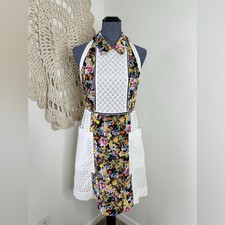 Mary Katrantzou White Ambile Printed Eyelet Lace Dress Size 8