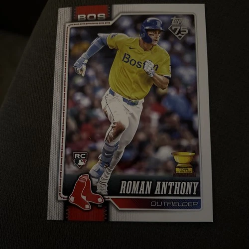 Roman Anthony 2026 Topps Series 1 #189 JUMBO COMPANION Rookie Card - Red Sox