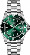 Invicta Pro Diver Quartz Green Dial Men's Watch 47355