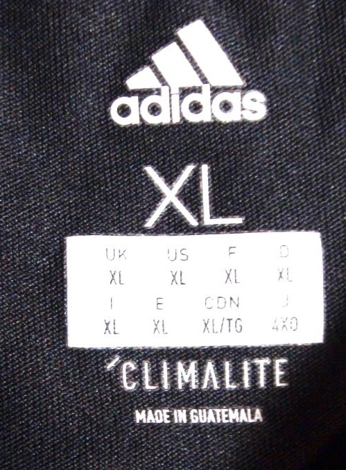 Adidas Girls Black shirt V Neck Climalite Short Sleeve Size XL thumbnail 3