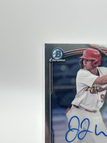 JJ Wetherholt 2025 Bowman 1st Chrome Prospect Auto St. Louis Cardinals #CPA-JW - Picture 3 of 10