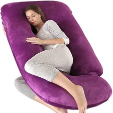 U-Shaped Full Body Pregnancy Pillow for Sleeping 57" Maternity Pillow with ...