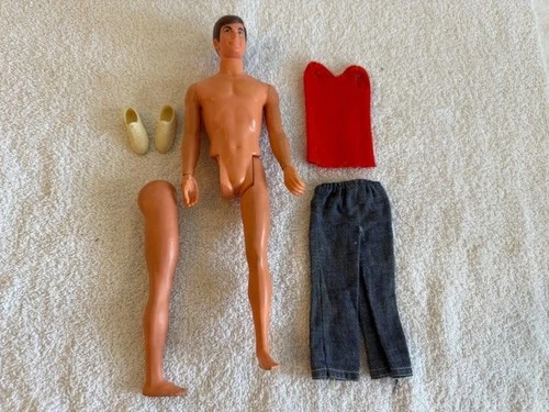 1972 Busy Holdin' Hands Ken Doll with Outfit & Shoes - READ