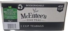McEntee’s Irish Breakfast Teabags, Catering Box 400 Teabags 0.07 per strip