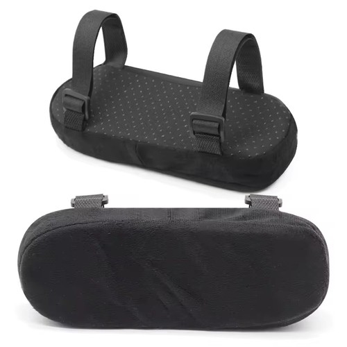 Uonlytech Housses D’Accoudoirs Noires – Coussins Élastiques Pour Chaise Bureau & Gaming
