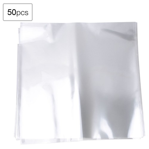 50PcsVinyl Record Outer Sleeves White Replacement Kit for Phonograph Recorder - Picture 2 of 8