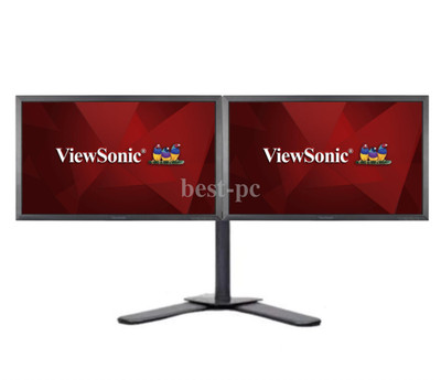 LOT of 2 ViewSonic Full HD Monitor VG2239M-Led 22'' LED 1080p DP DVI-D VGA