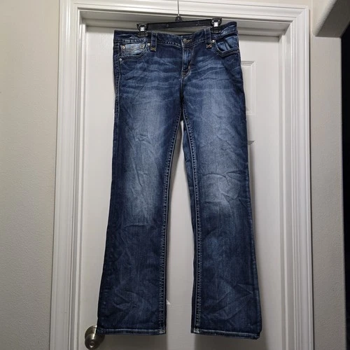 Rock Revival Julee Women's 33 Bootcut Blue Jeans 36x33