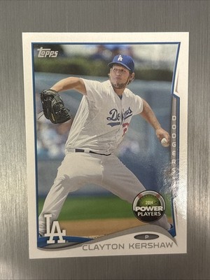 2014 Topps #PP-200 Clayton Kershaw Power Players Baseball Card Dodgers