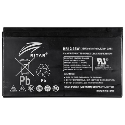 Ritar Cyberpower Replacement UPS BW HR 12-36W FR Battery