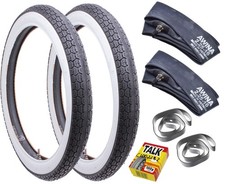 Pneumatico parete bianca 16 x 2,25 16-2,25 tubo Simson ciclomotore ciclomotore Hercules Kreidler