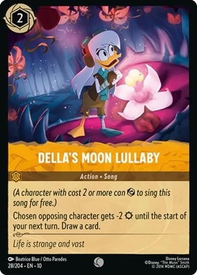 Lorcana Della's Moon Lullaby (28/242) Ch. 10 Whispers in the Well NM