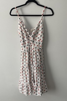Sim And Sam Mini Small Polka Dot Dress Flirty Fun Festival Date Night Party