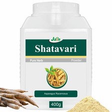 JAIN Shatavari Asparagus Racemosus Pure Powder, 400 g