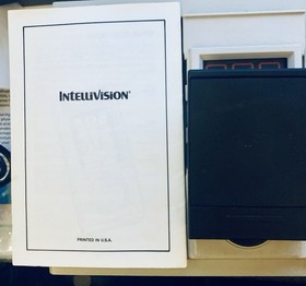 INTELLIVISION PINBALL WHITE LABEL CART/MANUAL/ 2 OVERLAYS ONLY & TESTED 4/5/26