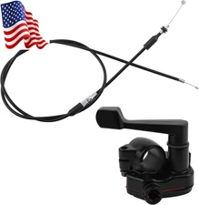 7/8'' 22Mm Thumb Throttle Kit with Throttle Cable,Aluminum Motorcycle/Mini Bike