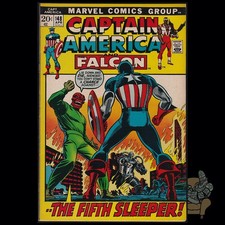 Marvel Comics CAPTAIN AMERICA #148 Falcon & Red Skull Appearances 1972 VF!