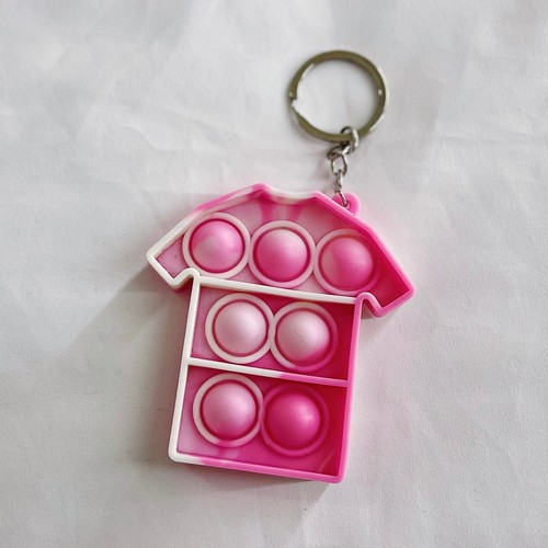 T-Shirt Fidget Toy Mini Bubble Pop Keychain Sensory Toys for Autistic